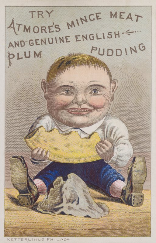 Atmores mielone mięso i prawdziwy angielski pudding śliwkowy autorstwa American School