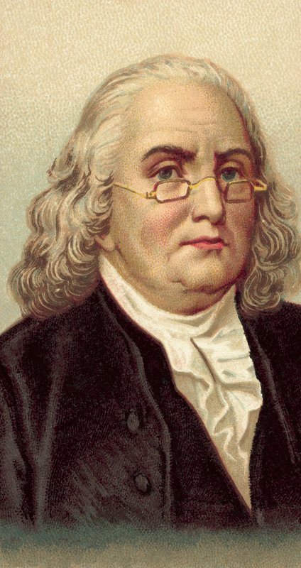 Benjamin Franklin autorstwa American School