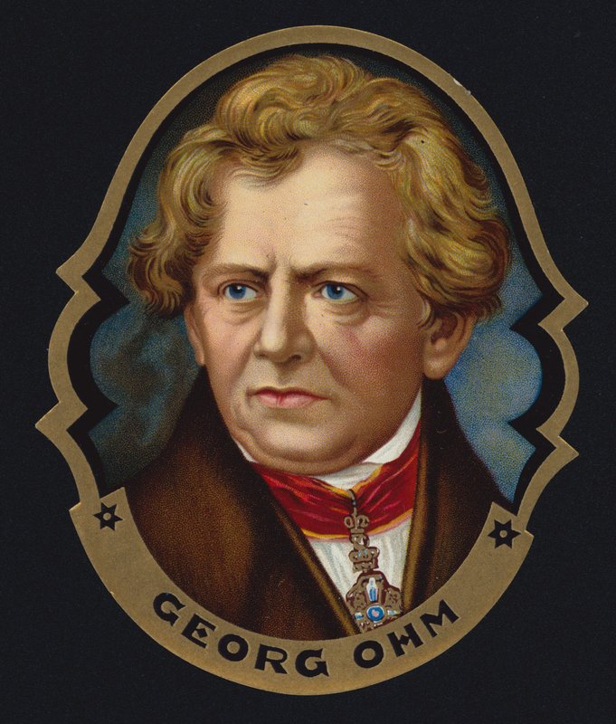 Etykieta cygar, George Ohm autorstwa American School