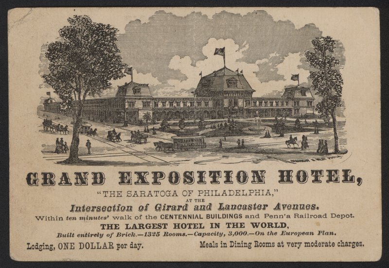 Grand Exposition Hotel, Filadelfia autorstwa American School
