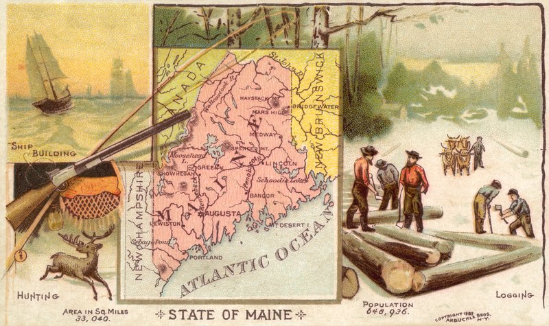 Maine, USA autorstwa American School
