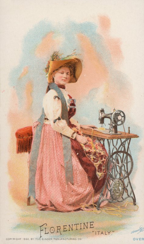 Maszyna do szycia, Florentine, Włochy autorstwa American School
