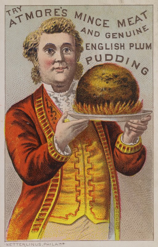 Atmores mielone mięso i prawdziwy angielski pudding śliwkowy autorstwa American School