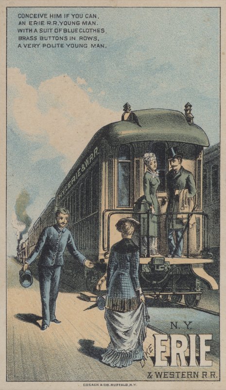 Jezioro Erie i Western Railroad autorstwa American School