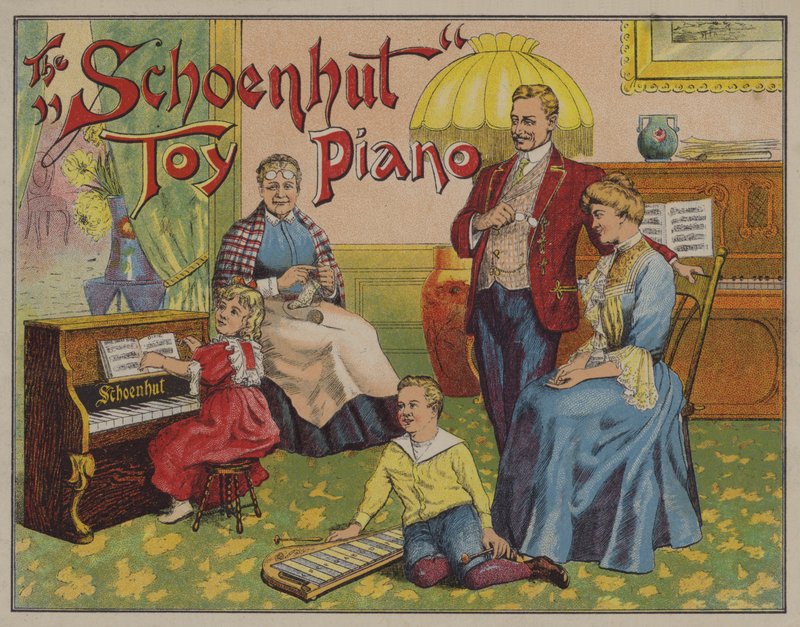 Zabawkowe pianino Schoenhut autorstwa American School