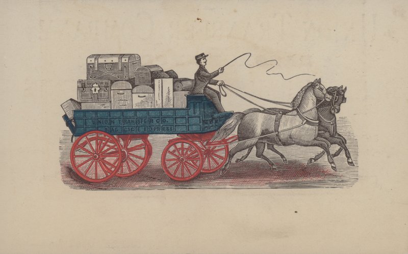 Union Transfer Co, Baggage Express autorstwa American School