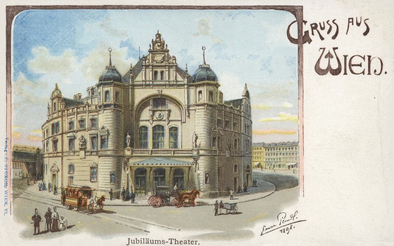 Teatr Miejski z okazji Jubileuszu Cesarzy, Wiedeń autorstwa Austrian School