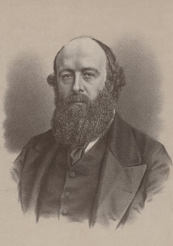 Robert Gascoyne-Cecil, 3. markiz Salisbury, premier Wielkiej Brytanii 1885-1886, 1886-1892 i 1895-1902 autorstwa English Photographer