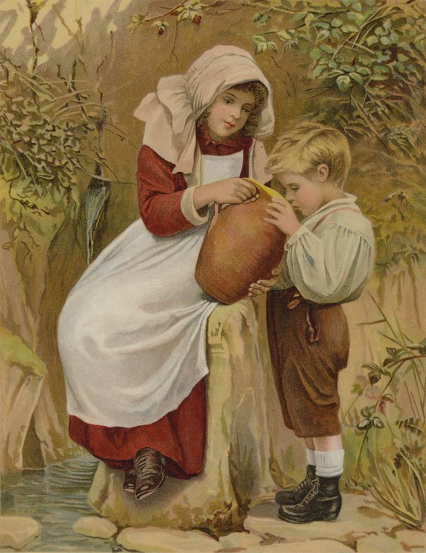 Chłodzący napój autorstwa English School