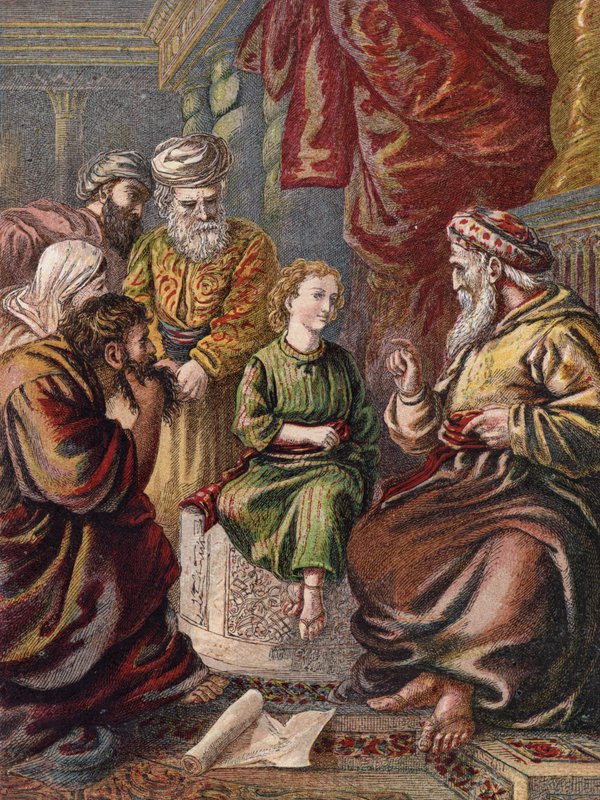 Chrystus w świątyni autorstwa English School