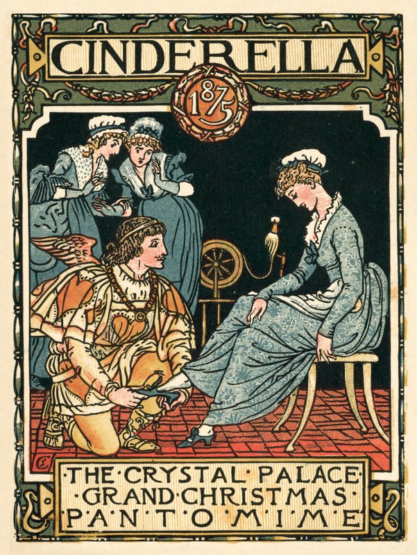 Kopciuszek, Crystal Palace Wielka bożonarodzeniowa pantomima, 1875 autorstwa English School
