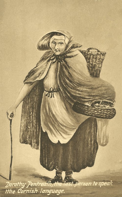 Dorothy Pentreath, ostatnia osoba, która mówi po kornwalijsku autorstwa English School