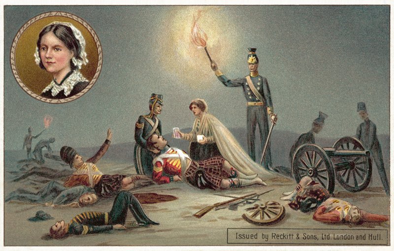 Florence Nightingale, wojna krymska autorstwa English School