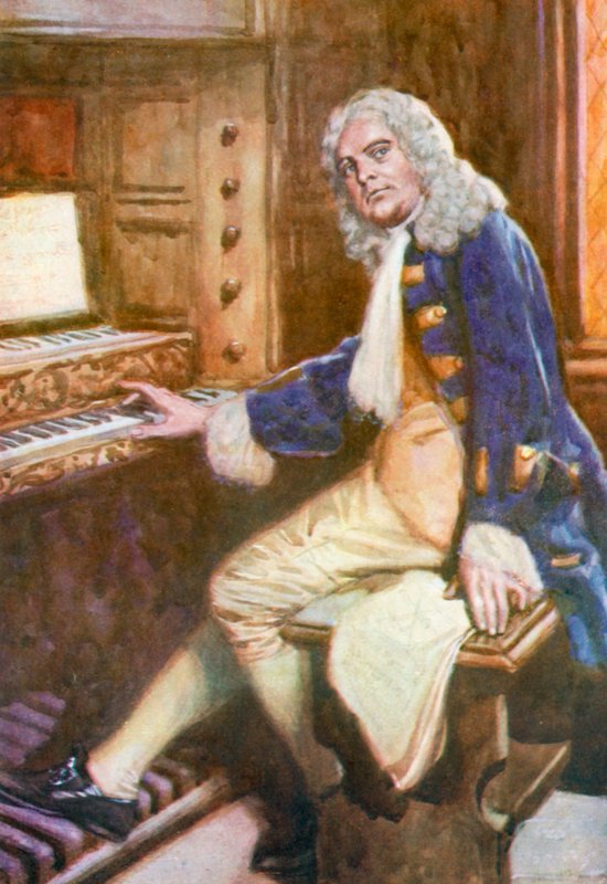 Handel, opracowując chór Alleluja autorstwa English School