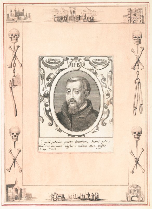 Henry Garnet, stracony za spisek prochowy, 3 maja 1606 r. autorstwa English School