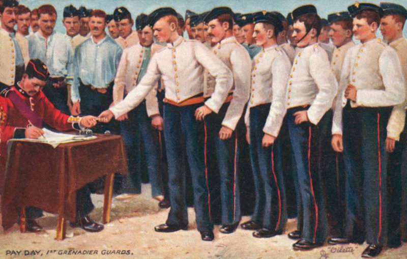 Dzień wypłaty, 1. Gwardia Grenadierów autorstwa English School
