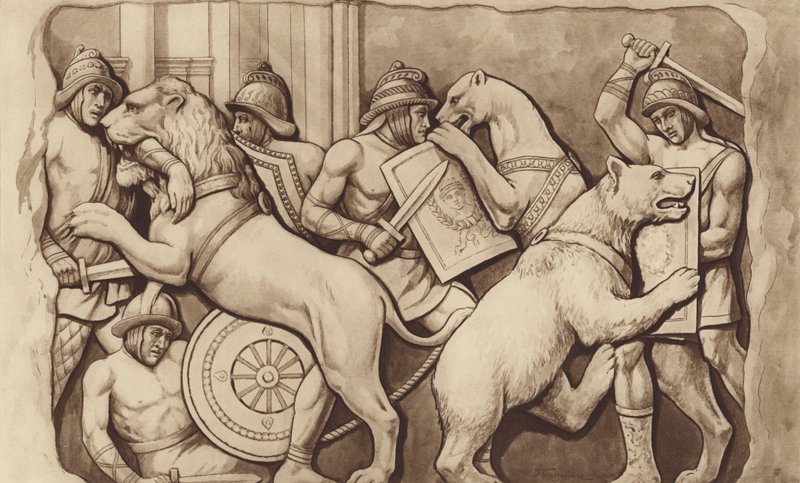 gladiatorzy rzymscy autorstwa English School