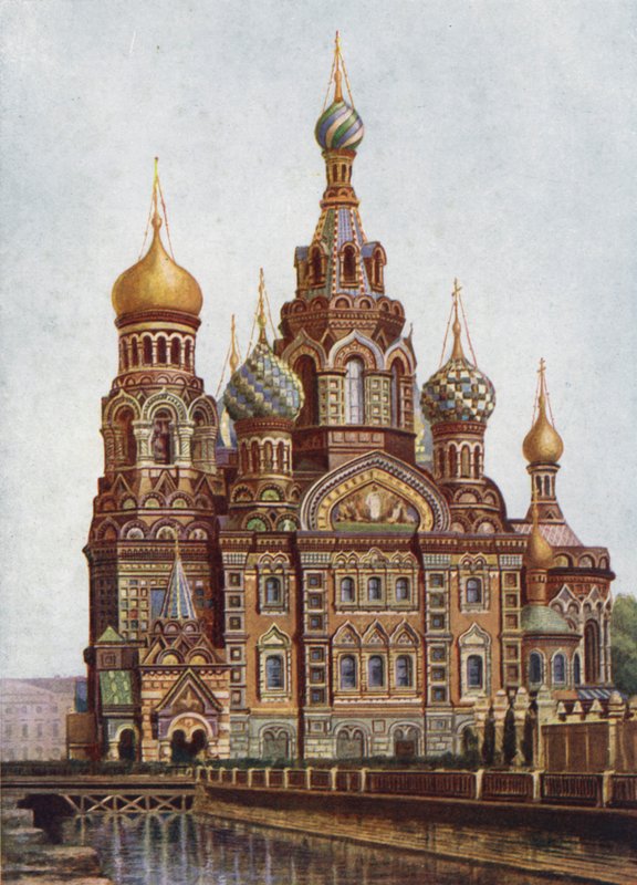 Cerkiew Zmartwychwstania Pańskiego, Leningrad autorstwa English School