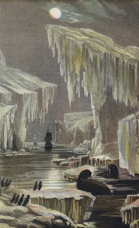 Erebus i terror w regionach arktycznych autorstwa English School