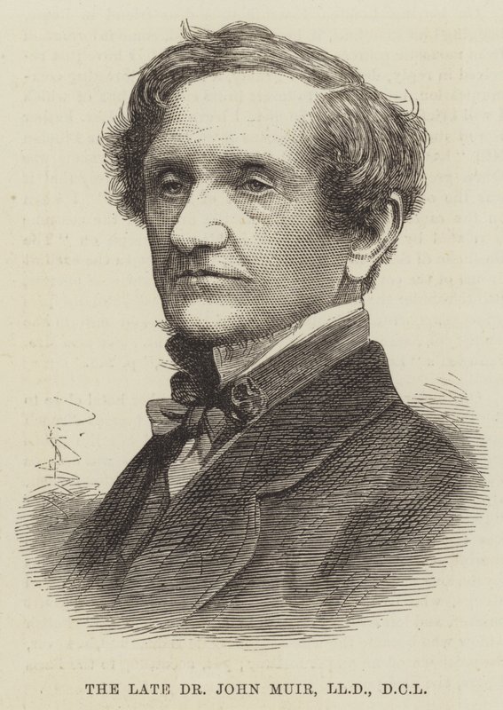 Nieżyjący już dr John Muir, LLD, DCL autorstwa English School