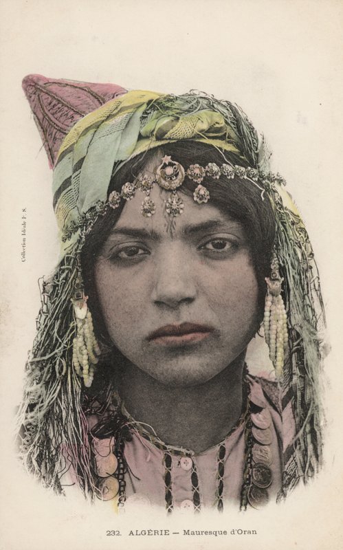 Mauretańska dziewczyna z Oran autorstwa French Photographer