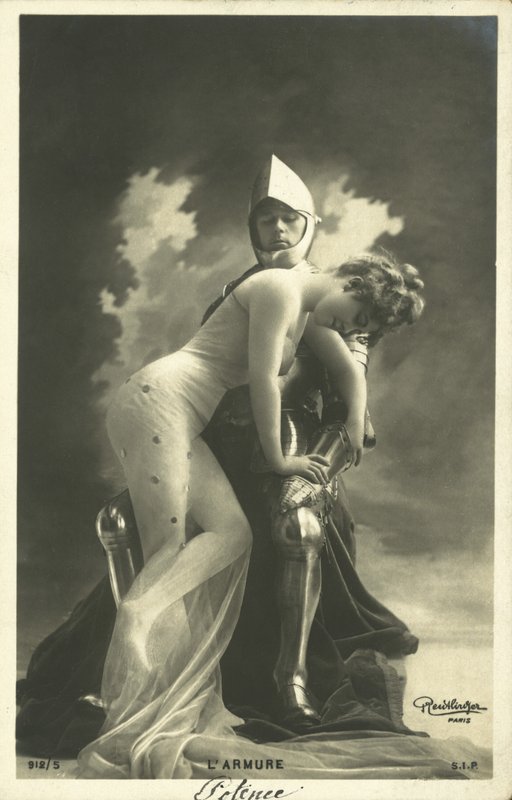 Rycerz i dama autorstwa French Photographer