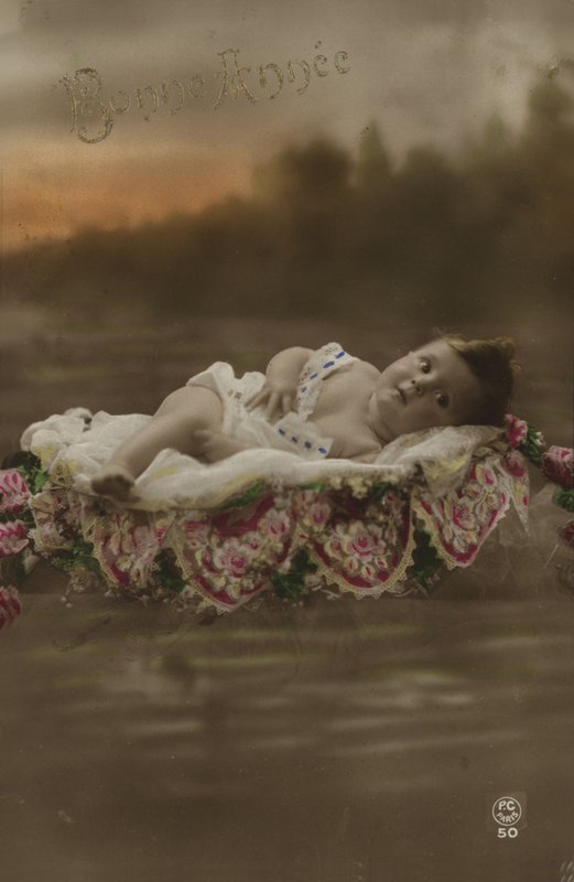 Kartka noworoczna z dzieckiem autorstwa French Photographer