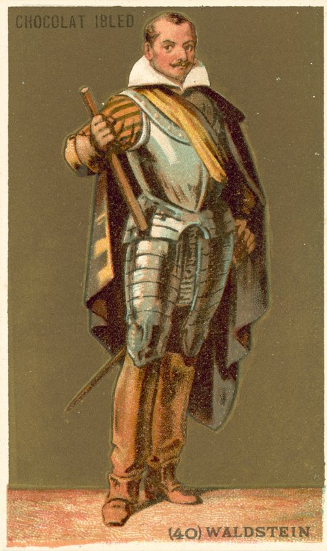 Albrecht von Wallenstein, czeski generał Świętego Cesarstwa autorstwa French School