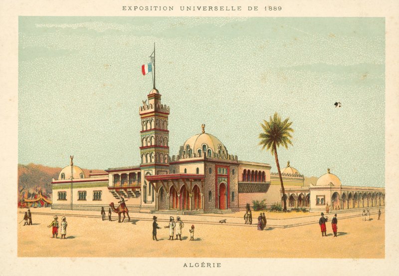 Algieria, Wystawa Powszechna 1889, Paryż autorstwa French School
