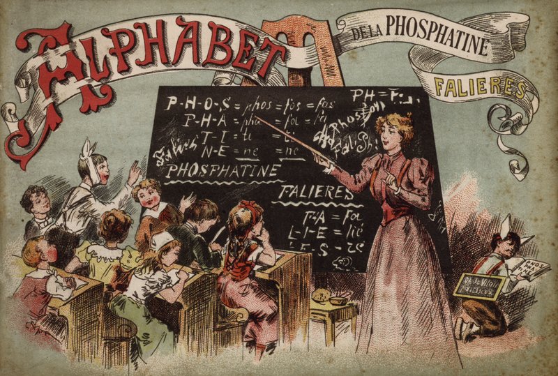 Alfabet De La Phosphatine Falieres autorstwa French School