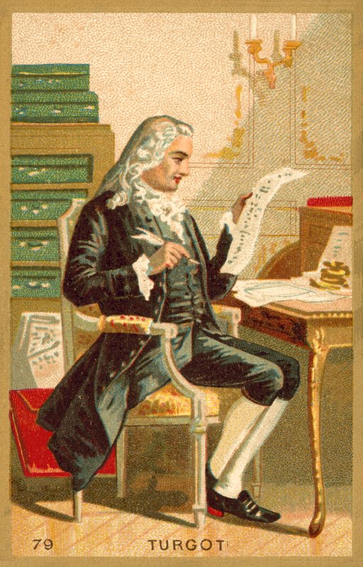 Anne-Robert-Jacques Turgot, francuski ekonomista i mąż stanu autorstwa French School
