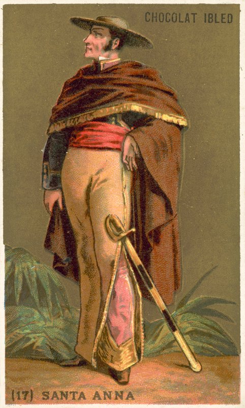 Antonio Lopez de Santa Anna, meksykański polityk i generał autorstwa French School