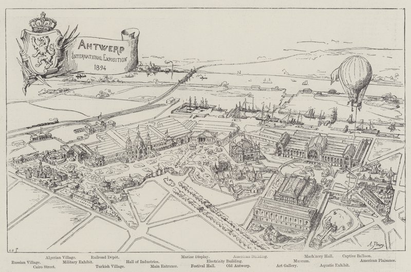 Międzynarodowa Wystawa w Antwerpii, 1894 autorstwa French School