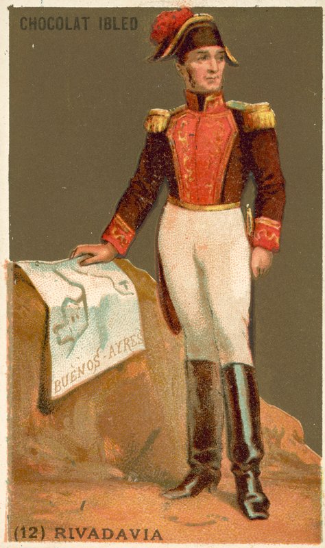 Bernardino Rivadavia, argentyński rewolucjonista i polityk autorstwa French School