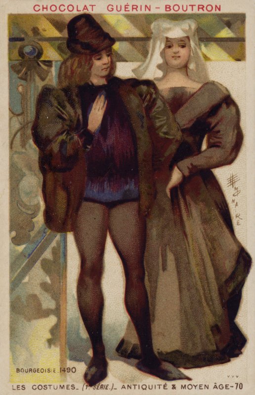 Stroje mieszczańskie, 1490 autorstwa French School