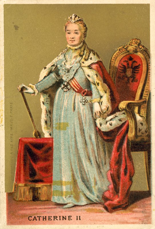 Katarzyna Wielka, cesarzowa Rosji autorstwa French School