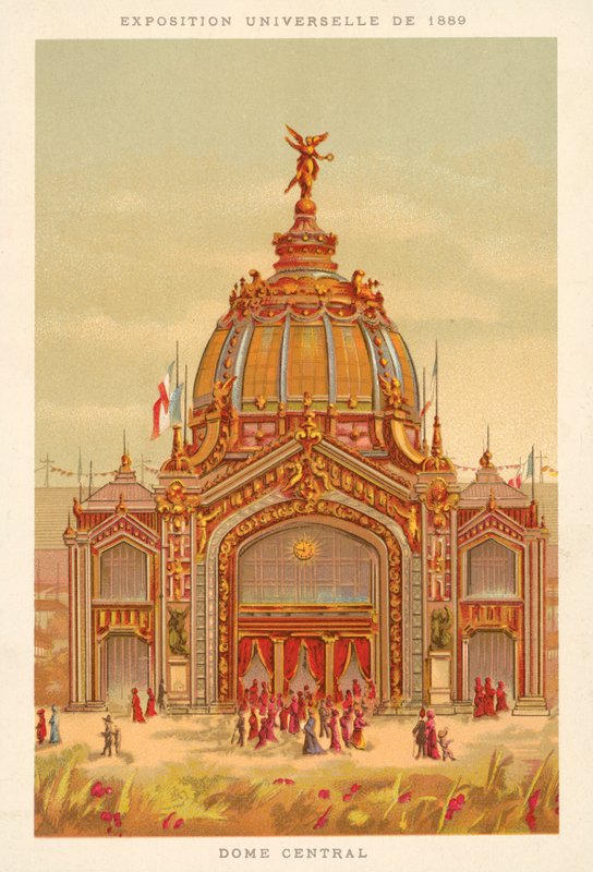 Kopuła Centralna, Wystawa Powszechna 1889, Paryż autorstwa French School
