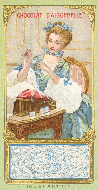 Koronka Chantilly autorstwa French School