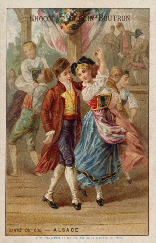 Taniec koguta, Alzacja autorstwa French School