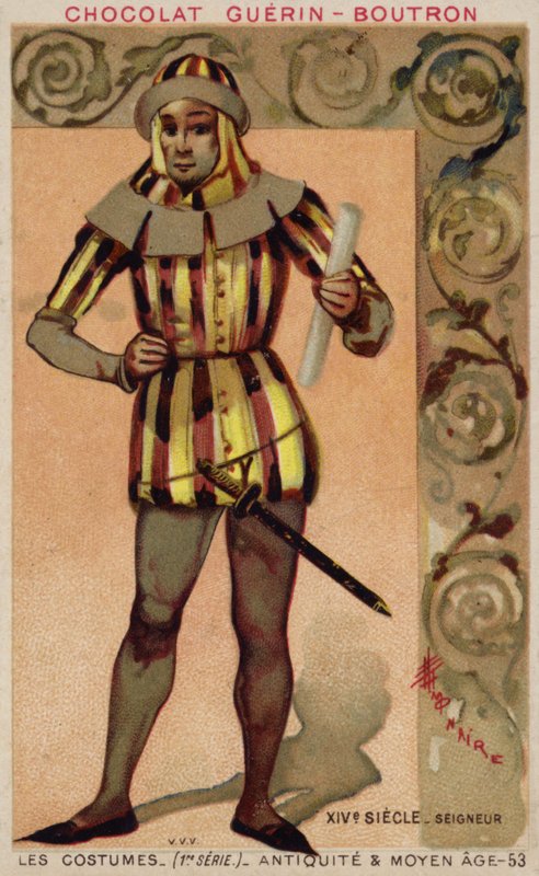 Kostium lorda, XIV wiek autorstwa French School