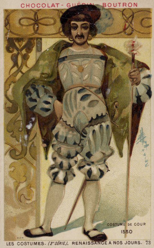 Suknia dworska, 1530 autorstwa French School
