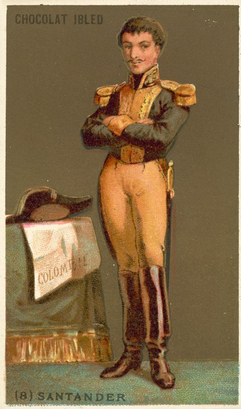 Francisco de Paula Santander, kolumbijski żołnierz i polityk autorstwa French School
