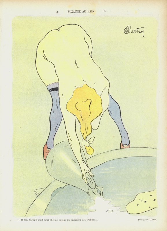 Ilustracja do Le Rire autorstwa French School