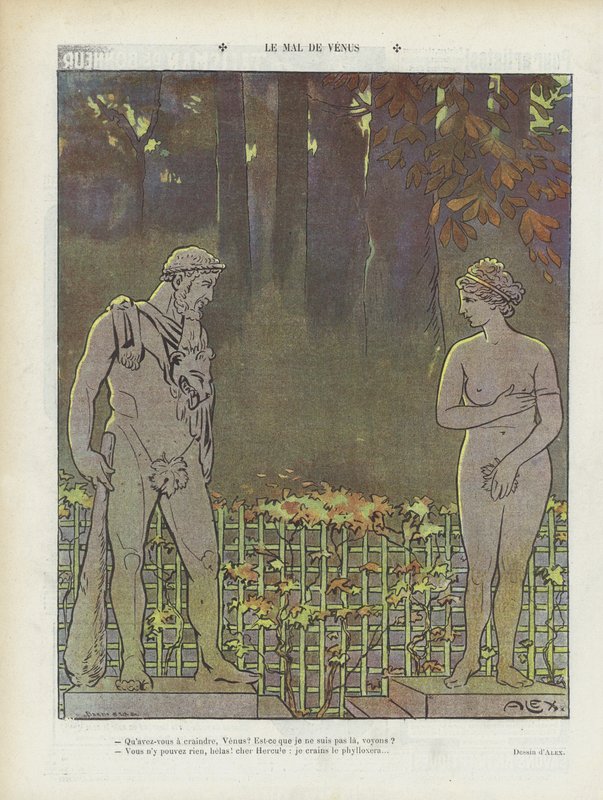 Ilustracja do Le Rire autorstwa French School