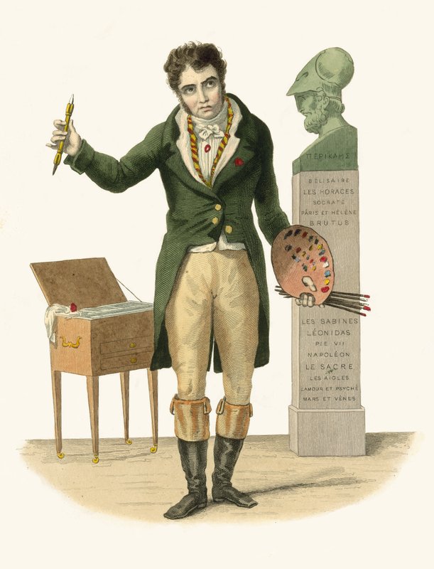 Jacques-Louis David autorstwa French School
