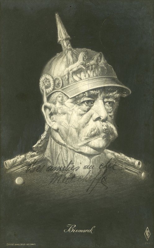 Otto von Bismarck, niemiecki mąż stanu autorstwa French School
