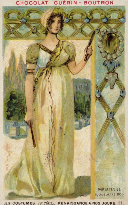 Paryska moda konsulatu, 1800 autorstwa French School