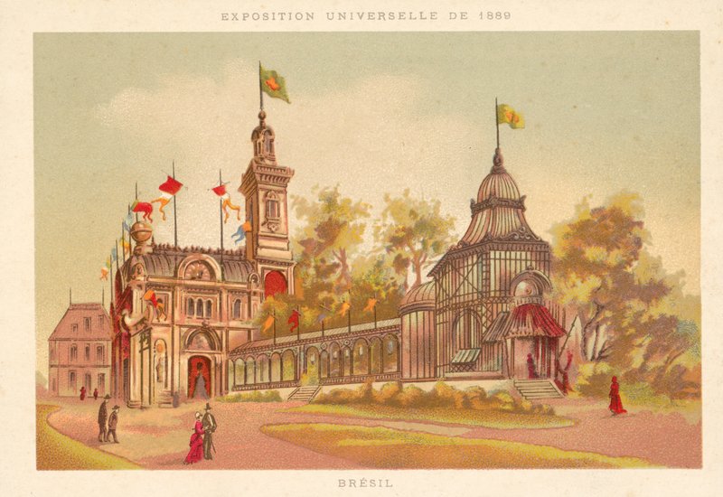 Pawilon Brazylii, Wystawa Powszechna 1889, Paryż autorstwa French School