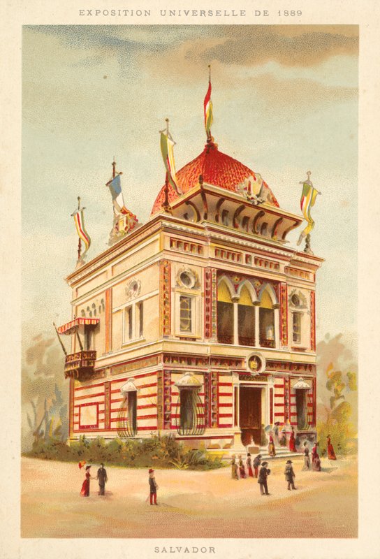 Pawilon Salwadoru, Wystawa Powszechna 1889, Paryż autorstwa French School