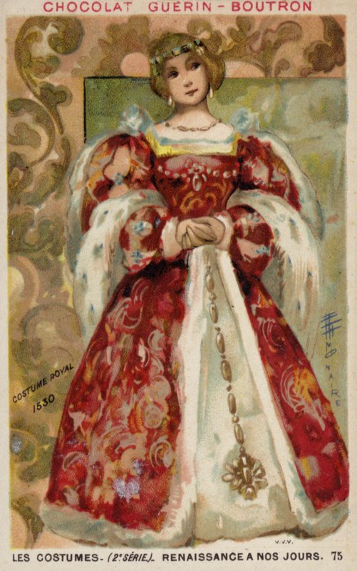 Suknia królewska, 1530 autorstwa French School